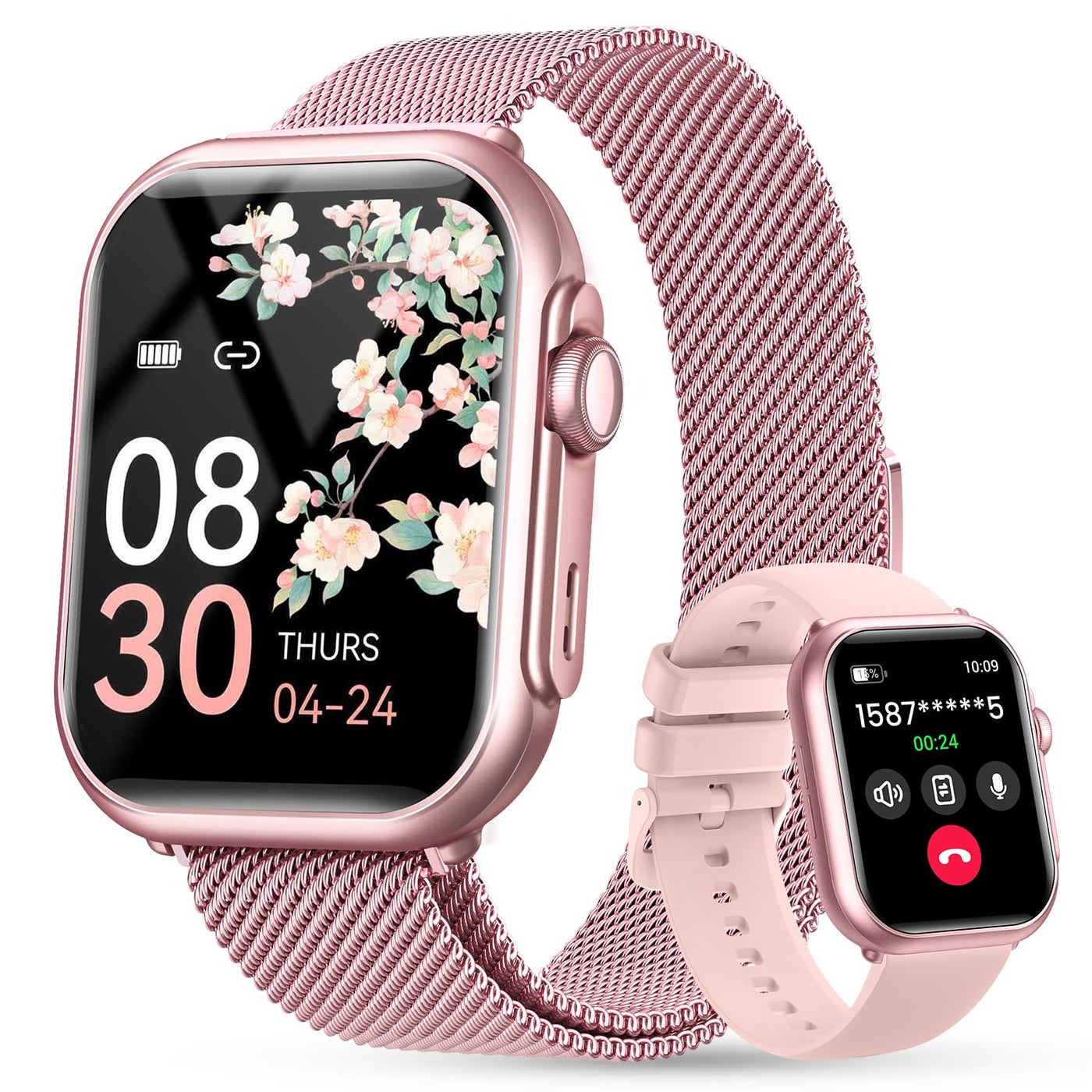 Smart Watch for Women Men Fitness: 1.85