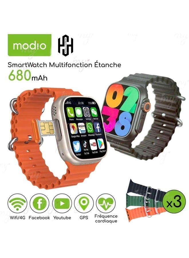 Compare Ultra Smart Watch 1.85 Full Touch – Series 8 Bluetooth Calling, NFC, Waterproof, and Fitness Tracker at KSA Price