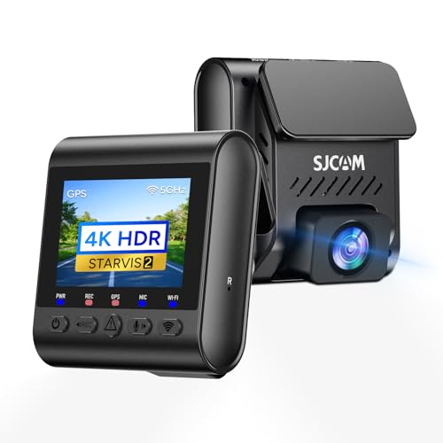 Compare SJCAM 4K Car Dash cam Front,IMX678 Starvis 2 Night Vision Dash Camera for Cars, F1.8, 170°FOV with HDR, 5G Wireless WiFi, UltraPrecise GPS, 247 Hours Parking Mode at KSA Price