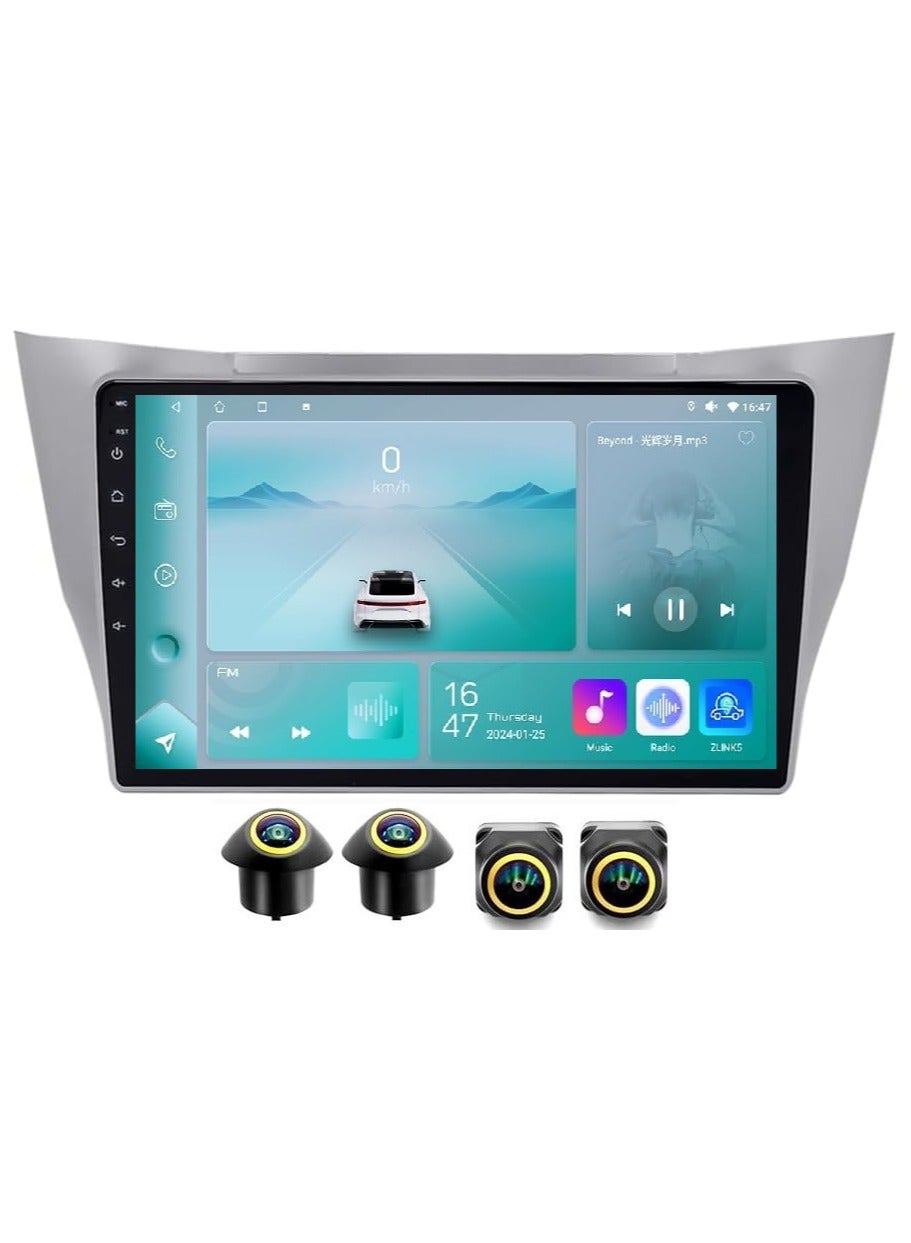 Compare Android Car Stereo for Lexus RX300 RX330 RX350 RX400H 20032009 4GB RAM 64GB ROM Support Carplay, MLink WiFi BT, Radio GPS, 10 Inch IPS.QLED, Fast interface, Screen with 360D Camera Included at KSA Price