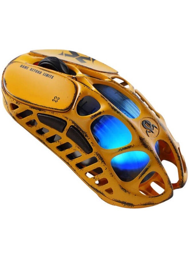 Compare Mercury X Pro Wireless Gaming Mouse, PAW3950 Sensor, Up to 32,000 DPI, 8,000Hz Polling, 5 Programmable Buttons, RGB Lighting, Magnesium Alloy, 49g UltraLight, TriMode: Wired2.4GHzBluetooth, 110h Battery | BattleWorn Yel at KSA Price