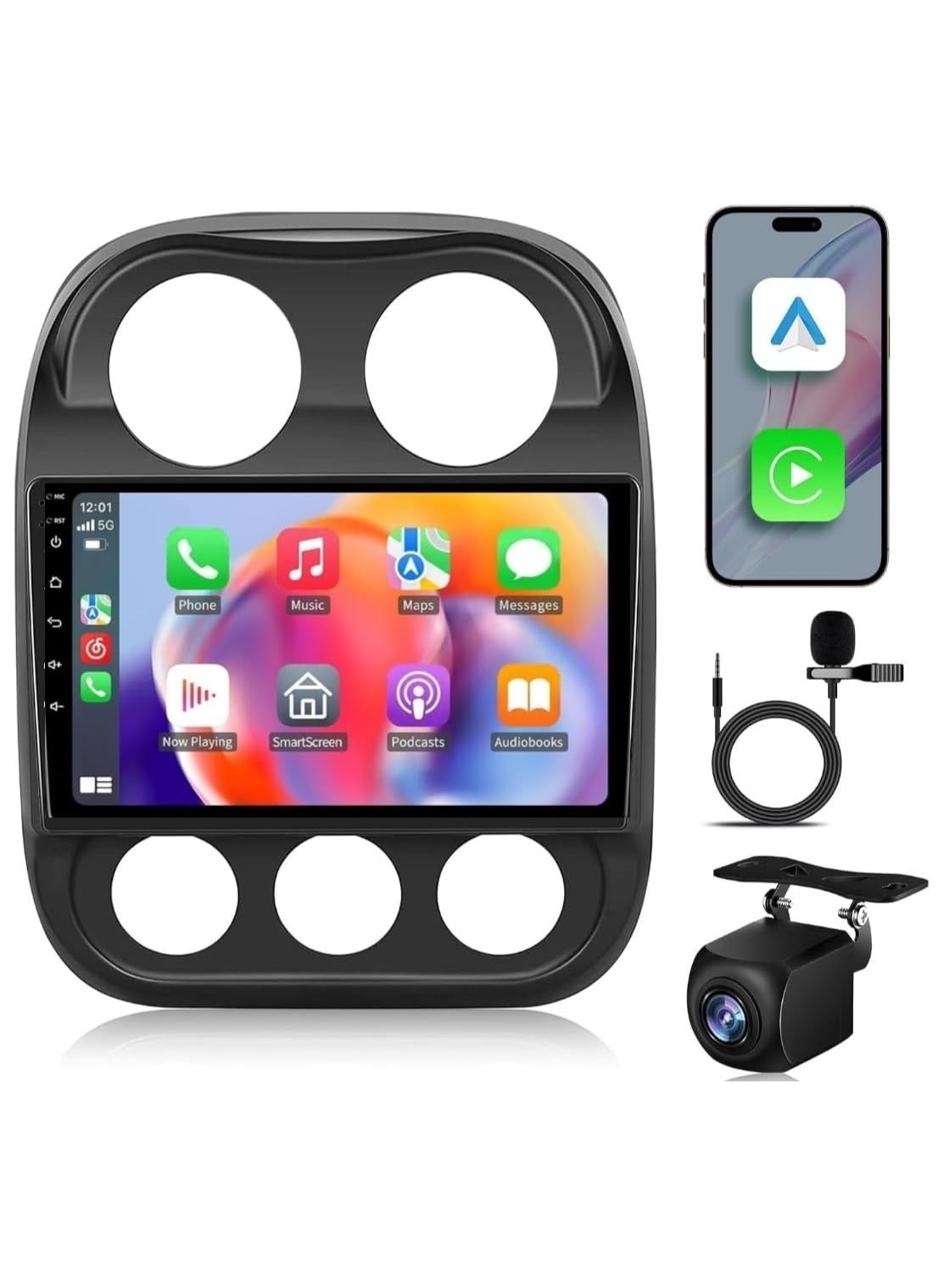 Android Car Stereo Screen For Jeep Compass Patriot…