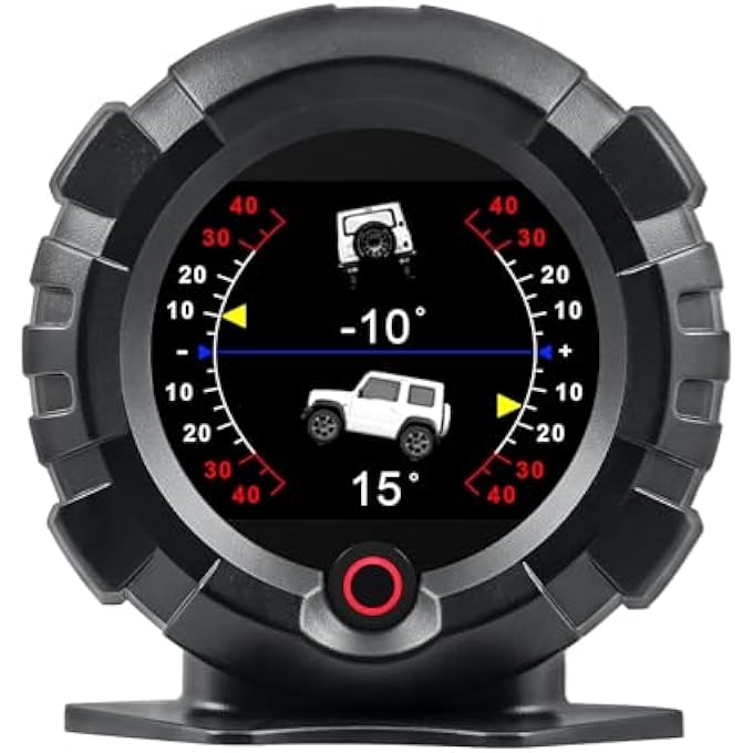 Compare Gps Speedometer Inclinometer OffRoad Angle Meter Slope Meter Altimeter Tilt Sensor Overspeed Alarm For Car Suv 4X4 And Outdoor Adventures at KSA Price