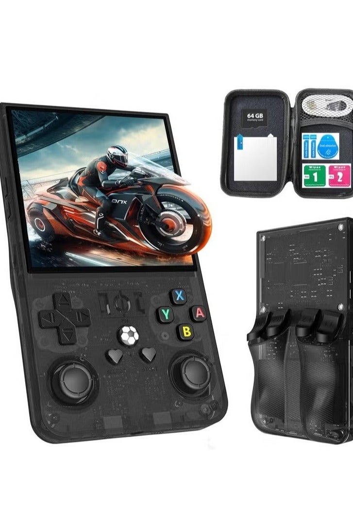 Compare R36MAX Upgraded Retro Gaming Console – 4.0 IPS Screen, RK3326 Chip, Linux System, 18000+ Builtin Games, 4000mAh Battery, Portable Handheld Game Console Elegant Black at KSA Price