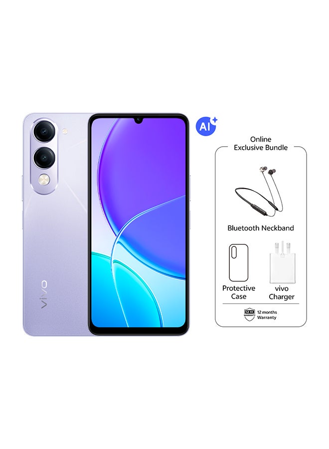 Compare Y04s AI 4G Dual SIM Purple 6GB RAM + 256GB | 6000mAh | Exclusive Neck Band and Charger  Middle East Version at KSA Price