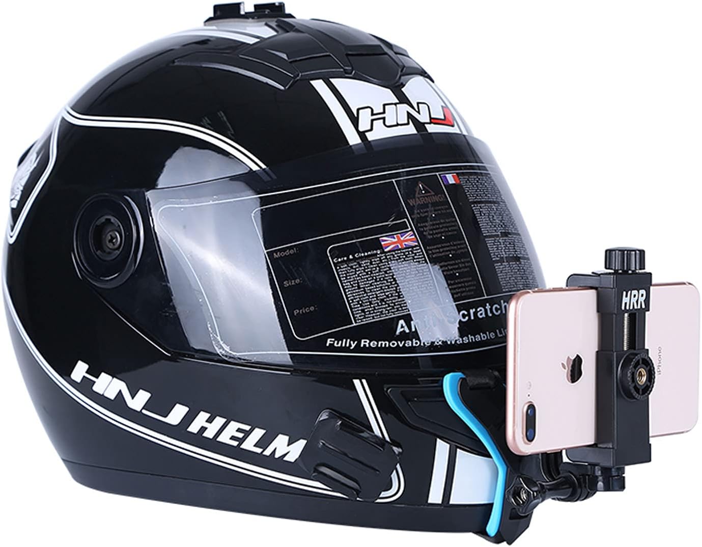 PellKing Helmet Chin Mount for Mobile Phone and…