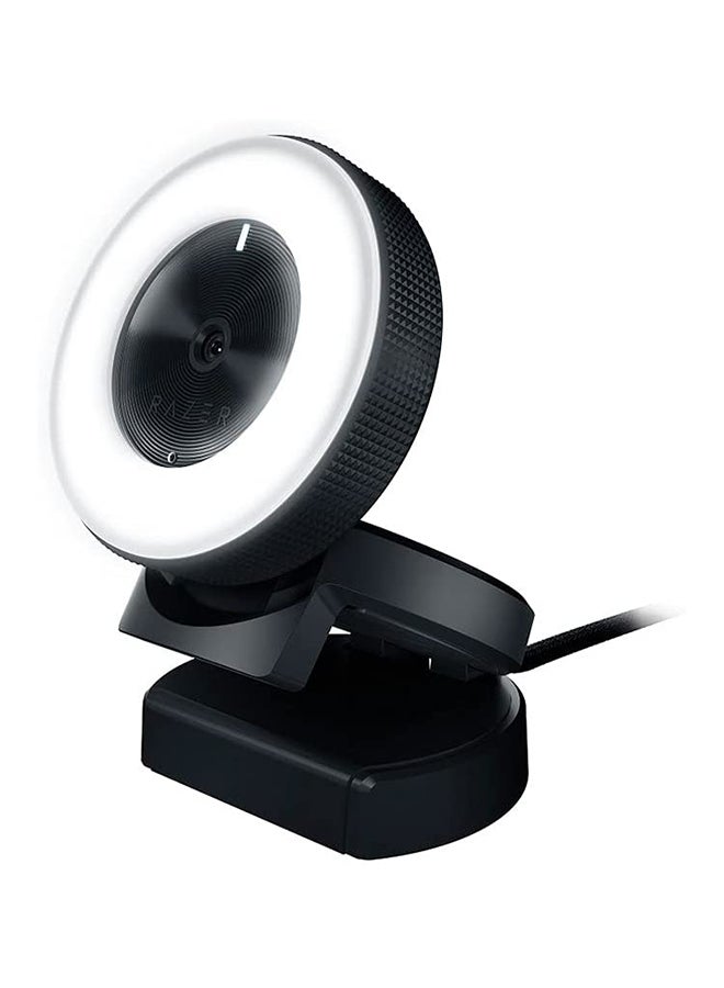 Compare Razer Kiyo Streaming Webcam, Full HD 1080p 30 FPS  720p 60 FPS, Ring Light wAdjustable Brightness, Builtin Microphone, Works with ZoomTeamsSkype for Conferencing and Video Calling  Black at KSA Price