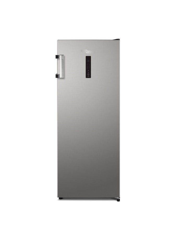 Compare 215L Gross Capacity Upright Freezer, Inverter Compressor, No Frost, Ice Twist Maker, Reversible Door, LED Display with Digital Control  220 W SGUF301NFDCIE Silk Inox at KSA Price