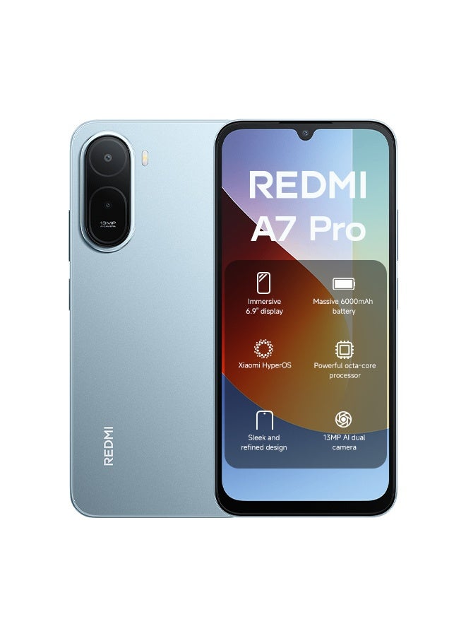 Redmi A7 Pro Dual SIM 4G Mist Blue 4GB…
