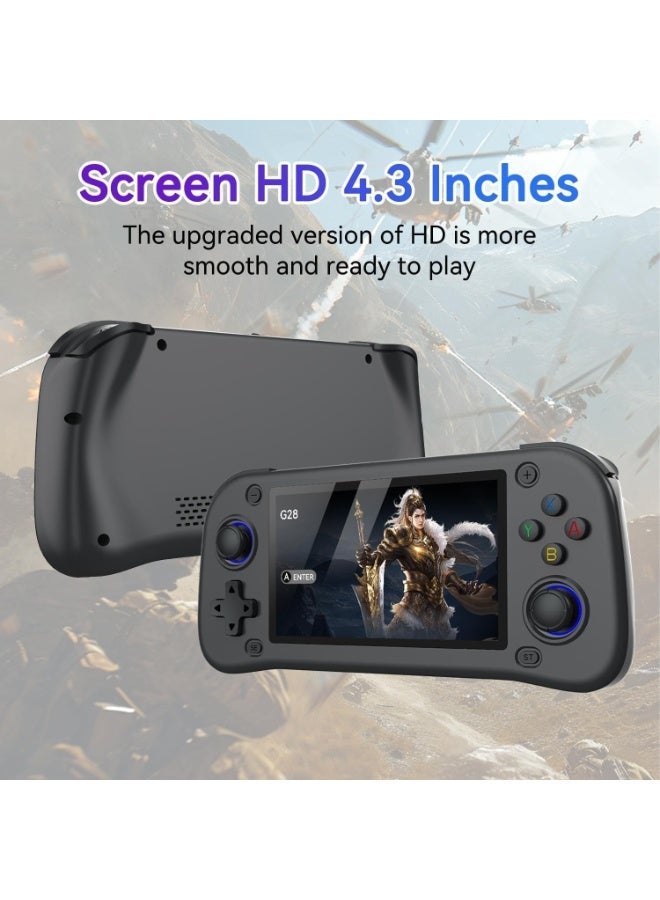 Compare Handheld Game Console 4.3Inch Retro Gaming Device, OpenSource Linux System with IPS Display, Builtin 30,000+ Classic Games at KSA Price