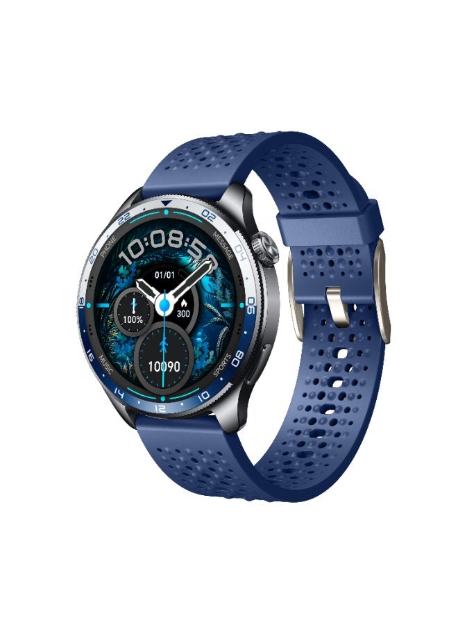 Compare Sanam Urban Sports Smart Watch with 1.43” AMOLED Display Smartwatch with Bluetooth Calling  Stress Level Monitoring  Sleep Monitoring Health Monitoring  Durable Smartwatch for Gym, Outdoor Blue at KSA Price