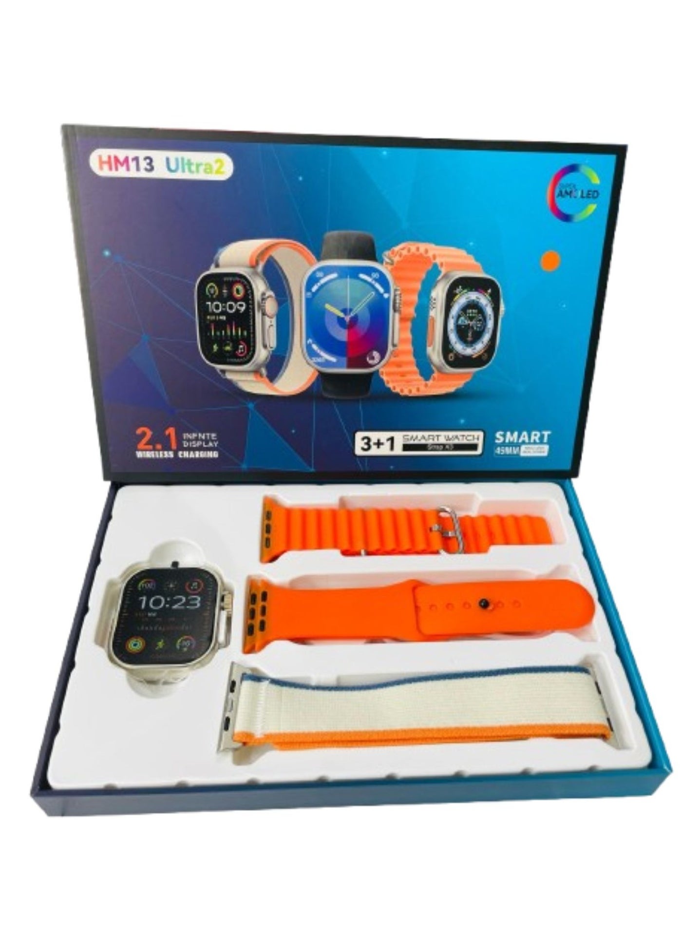 3 + 1 Smart Watch Ultra Touch Color Screen…