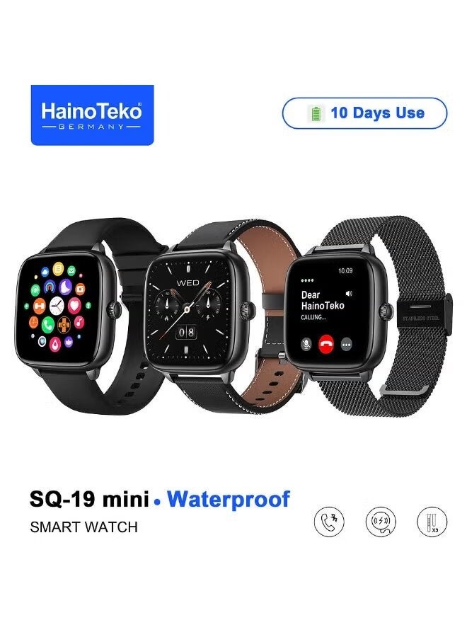 SQ-19 Mini Waterproof Smart Watch with Bluetooth Calling…