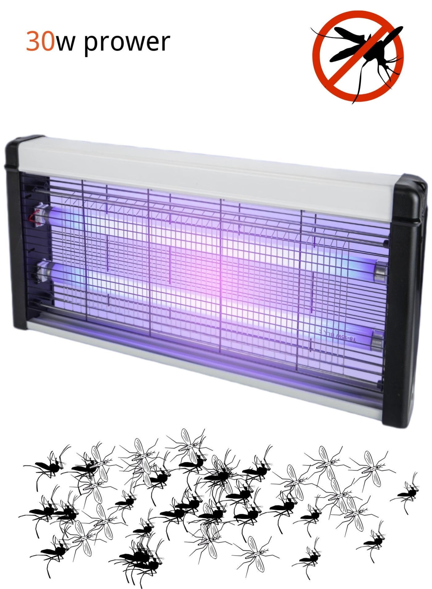 Compare 30W Electric Bug Zapper, Mosquito Swatter, Insect Killer with LED Insect Trap, Odorless, Safe and Hygienic for Homes, Offices, and Hotels at KSA Price
