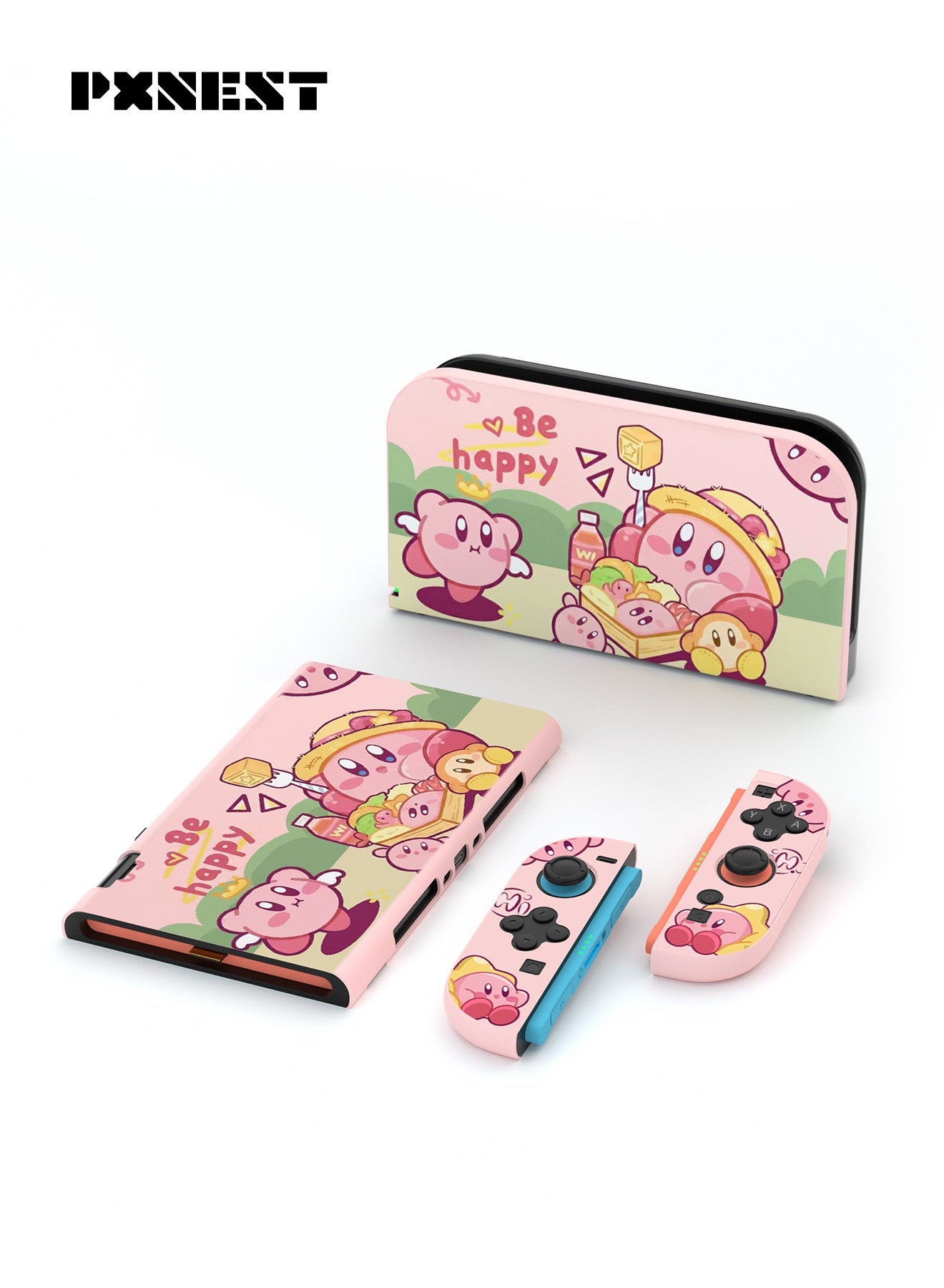 Pink Cute Cartoon Full Protective Case Kit for…