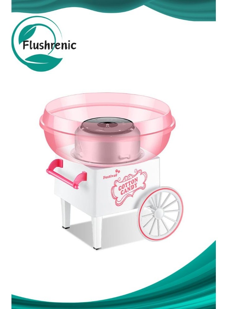 Compare Cotton candy machine, childrens mini cotton candy maker with sugar scoop, simple and safe to use, pink retro portable flosser, perfect for birthdays, family gatherings, parties, and Christmas gifts. at KSA Price