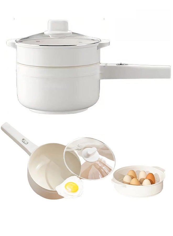 Electric Hot Pot with Steamer & Temperature Control…