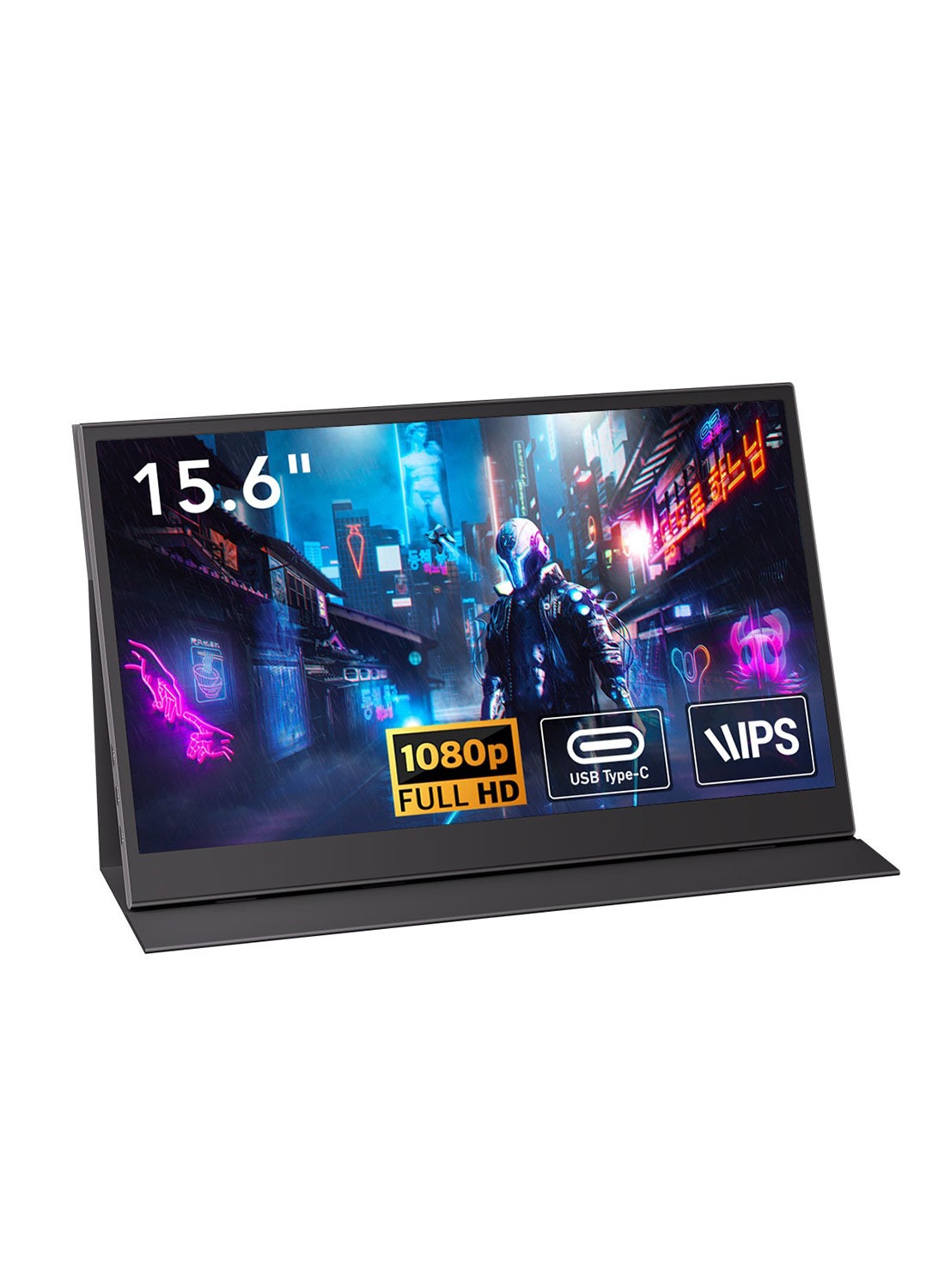 15.6 inch FHD Portable IPS Monitor, 1ms I…