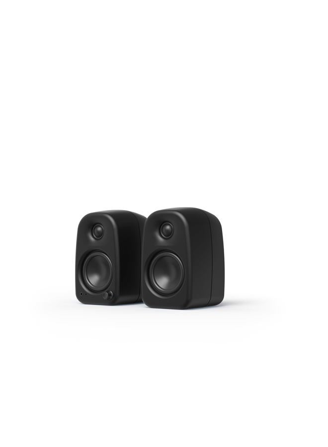 Compare UKI 100 W Active Desktop Computer Speakers with Bluetooth and USBC | Intelligent Sub Integration | Headphone Out | Pair | Onyx at KSA Price