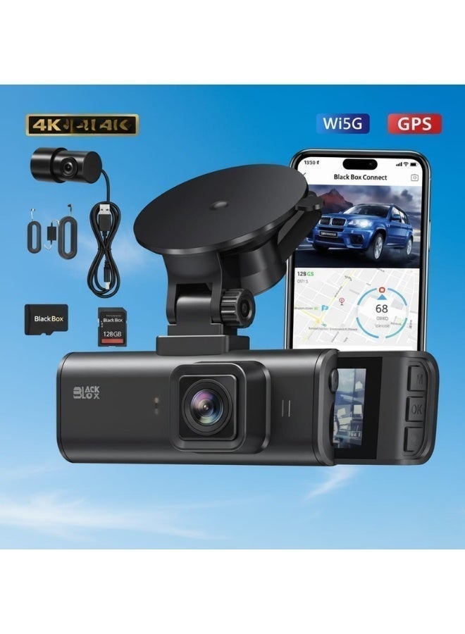 Dash Camera for Car –4K ULTRA HD Mini Dual Car Recorder…