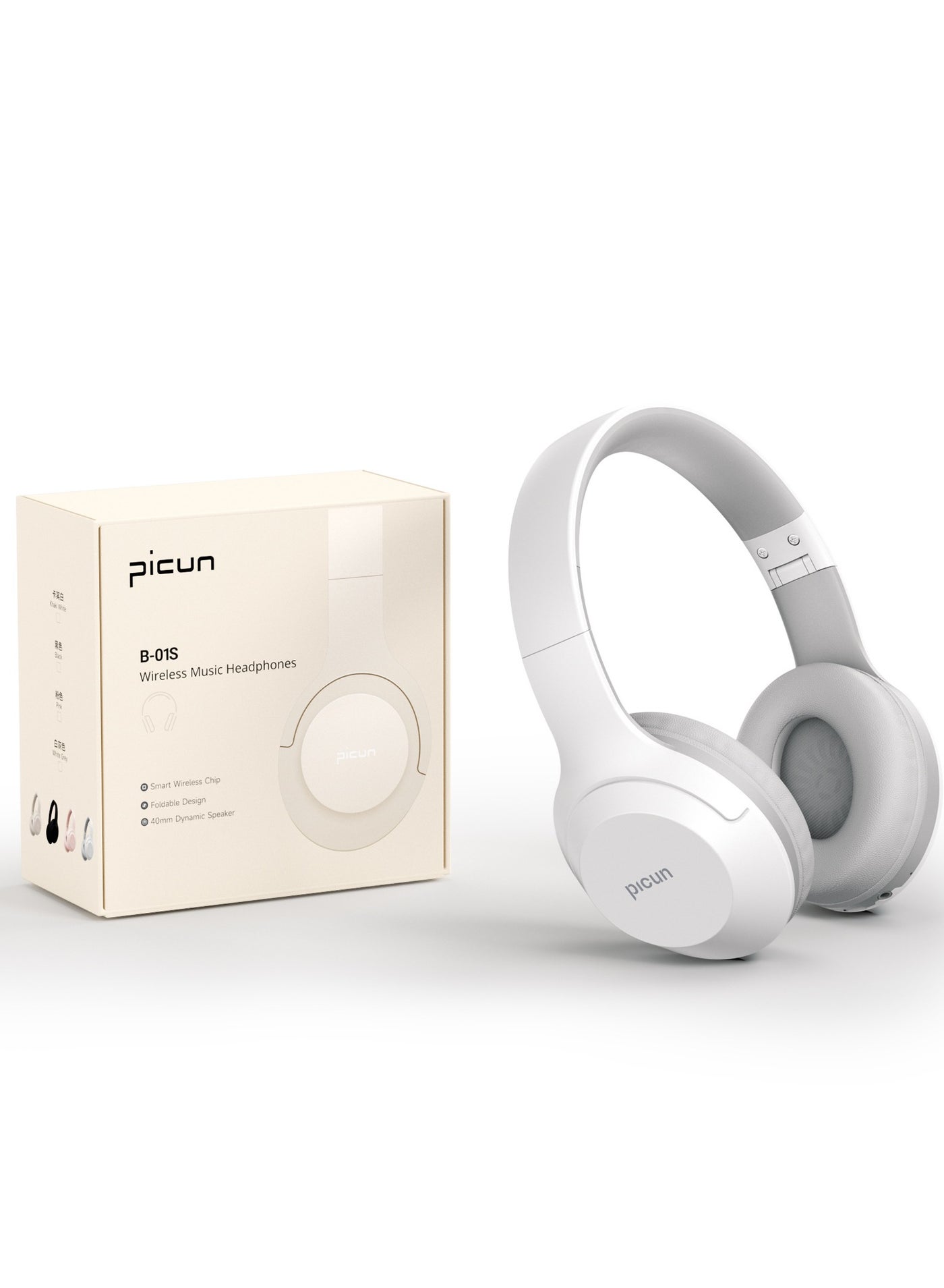 Compare B01S Wireless Gaming Headset,Bluetooth 5.3 Headphones, OverEar Headphones, Enclosed, Gaming Headset, Wired and Wireless, Dual Use, Supports up to 128GB Micro SD Card, HiFi Sound Quality, Deep Bass, Noise Cancelling,White at KSA Price