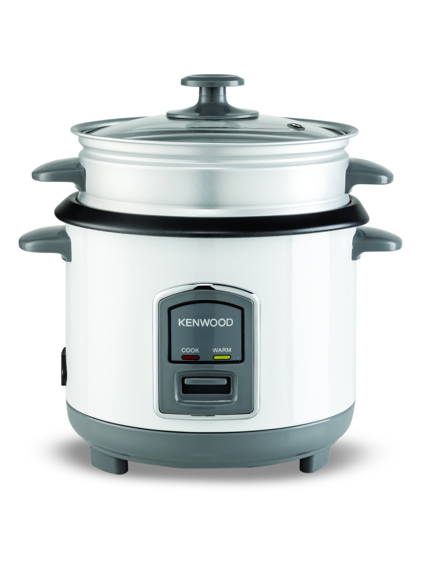 Compare KENWOOD 2in1 Rice Cooker 0.6L 3Cup with Steamer Basket, NonStick Pot, Glass Lid, Cook & Warm Indicator Lights, Detachable Power Cord, RCM06.000WH, White 0.6 L 350 W RCM06.000WH white at KSA Price