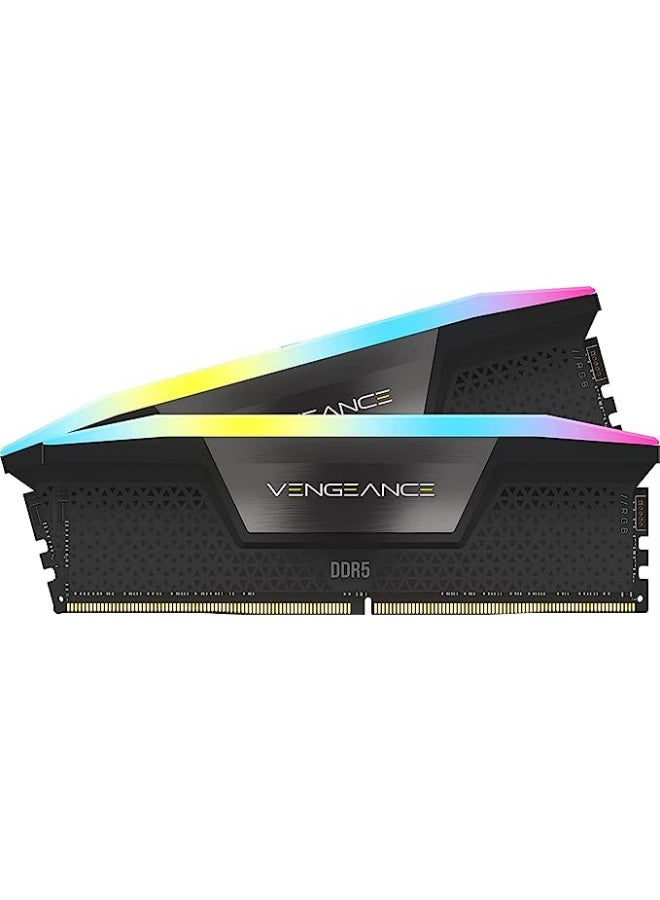 Compare CORSAIR VENGEANCE RGB DDR5 RAM 32GB 2x16GB 6400MHz CL36 Intel XMP iCUE Compatible Computer Memory at KSA Price