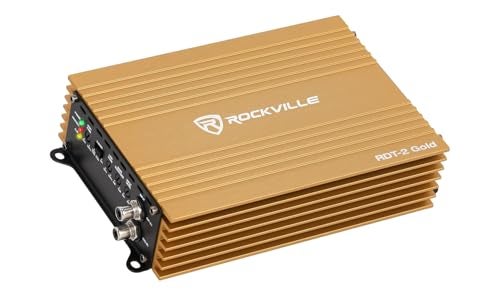 Rockville RDT2 Gold 1600W Max400W RMS 2 Channel…