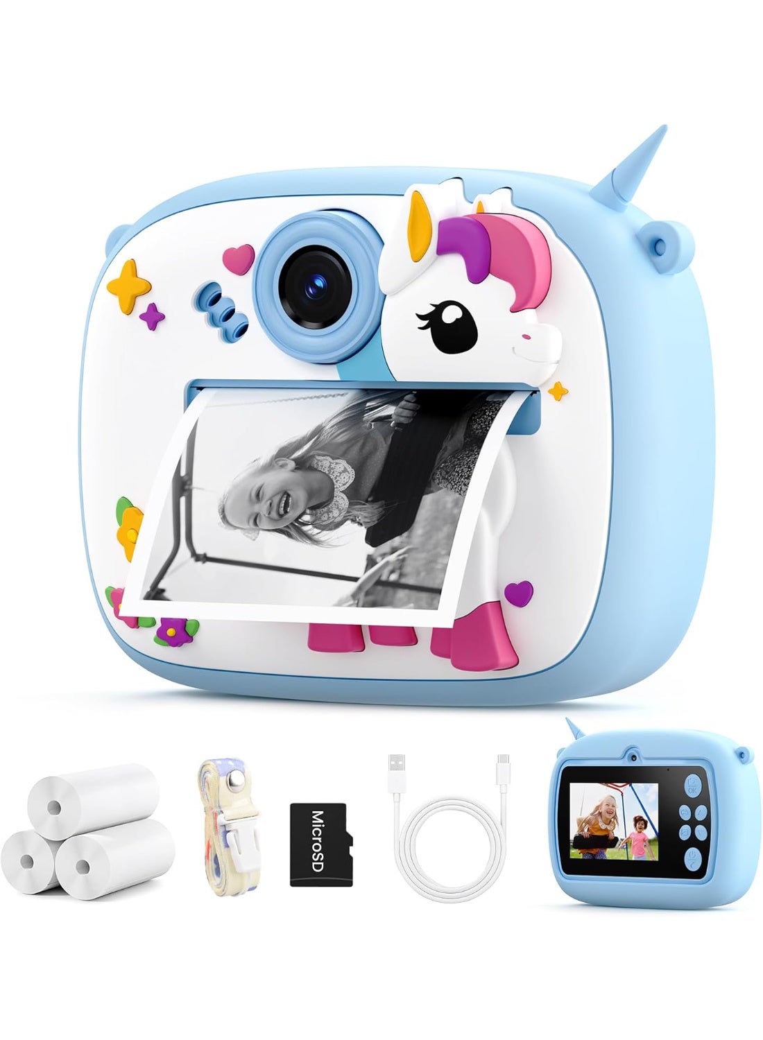 Kids Instant Print Camera, 1080P HD Digital Camera…