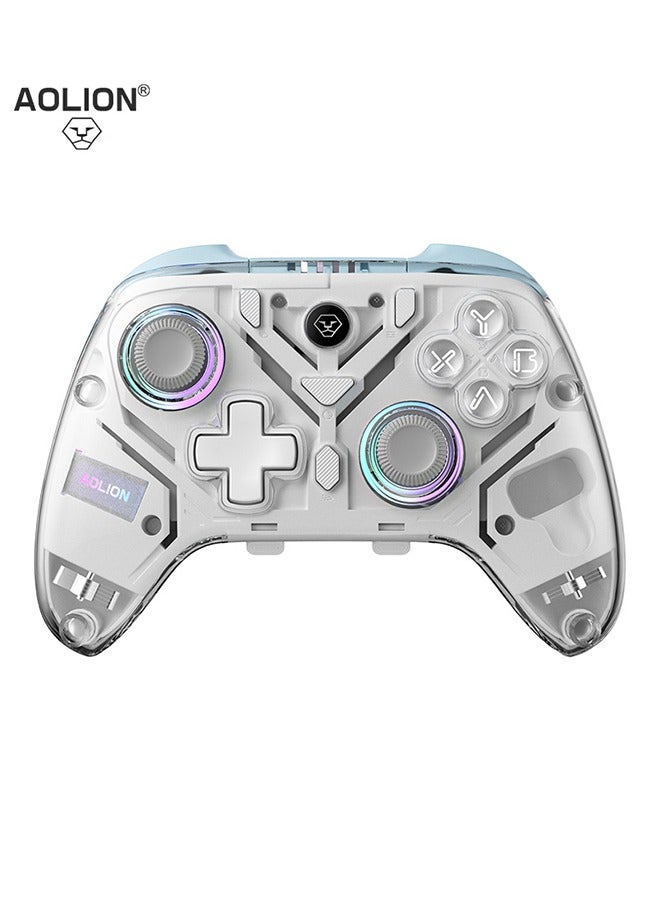 Compare K10 Gaming Controller With Charging Dock, RGB Wireless Gamepad Hall Effect Joystick Trigger For Nintendo SwitchPCPhone,1000Hz Polling at KSA Price