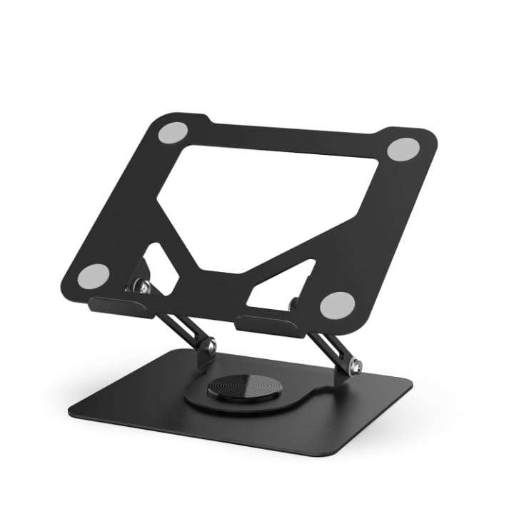 Compare Adjustable MultiPurpose Desk Stand for Laptop & Speakers, Foldable Portable Stand, Ergonomic Height Adjustment, AntiSlip Design, Sturdy Build for Office & Home Use at KSA Price