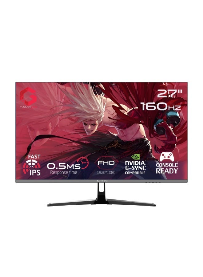 Compare 27 Inch monitor FHD 1920×1080 160Hz IPS Gaming Monitor, 0.5ms Response, AdaptiveSyncFreeSync, HDMI & DisplayPort, EyeCare AntiGlare, Slim Design – PC & Console Ready black at KSA Price