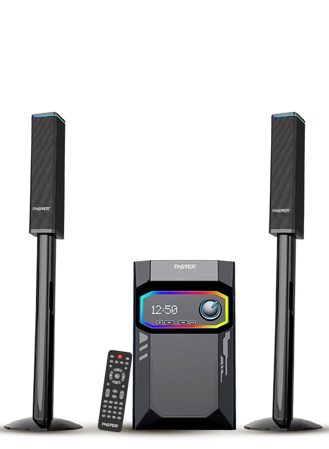 Compare XB8500 2.1 CH Home Theater Multimedia Speaker with Wired Subwoofer 90W Powerful Output  Dedicated Sound Mode, Deep and Thrilling Bass, Dolby Digital Embedded  Multi Color LED Display  Supporting Bluetooth, AUX, USB &  at KSA Price