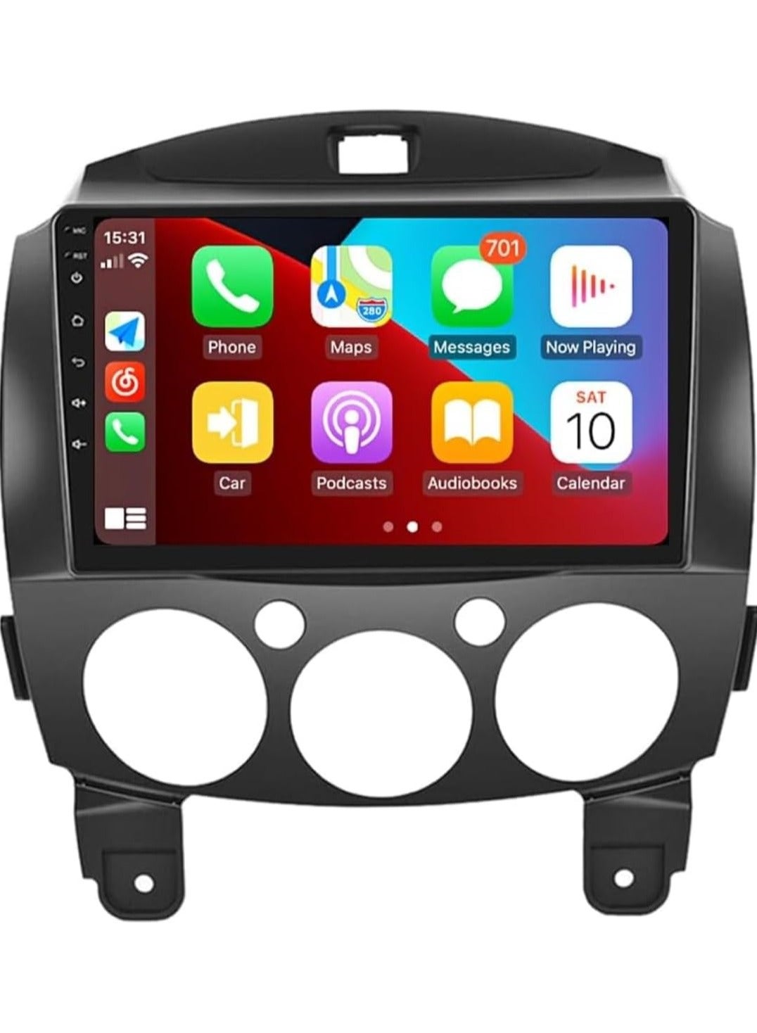 Compare Android Car Stereo Screen for Mazda 2 20072014 | 9Inch QLED Touch Screen Car Radio with Wireless Apple CarPlay & Android Auto | 4GB RAM + 32GB ROM | DSP | Bluetooth | GPS | WiFi | AHD Backup  at KSA Price