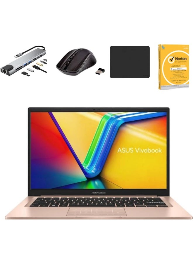 Compare ASUS Vivobook X1404 Laptop with Intel Core i31315U| 14 FHD Display| 8GB DDR4 RAM| 512GB SSD| Intel UHD Graphics| Windows 11 With Bundle Terra Cotta English Terra Cotta at KSA Price