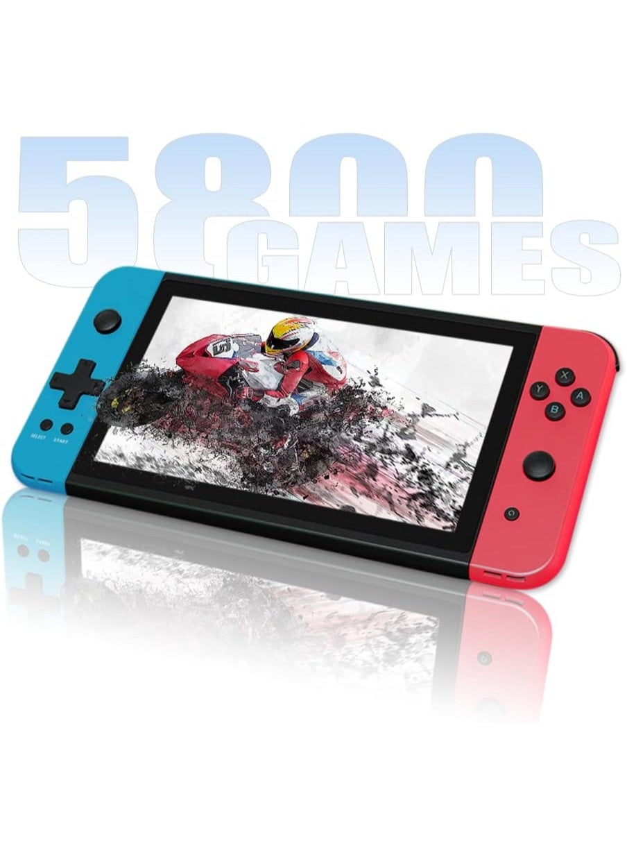 Compare X70 Handheld Game Console 7.0Inch Pro Retro Gaming System – Builtin Classic Video Games, Rechargeable Battery, HD Display, Portable Game Pad Console at KSA Price