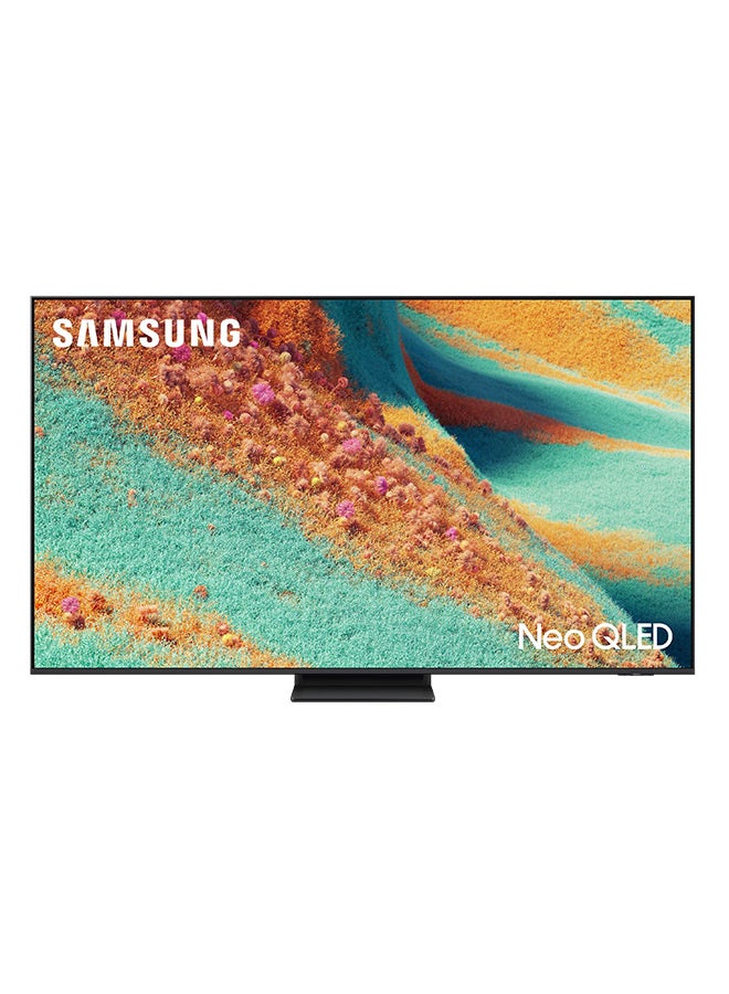 Compare 85 Inch Neo QLED TV, QN85F, 4K, Mini LED, NQ4 AI Gen2 Processor, Quantum Matrix Technology Plus, Dolby Atmos, Neo Quantum HDR+,  Vision AI Smart TV, QA85QN85FAUXZN 2025  UAE Version QN85F TITAN BLACK at KSA Price