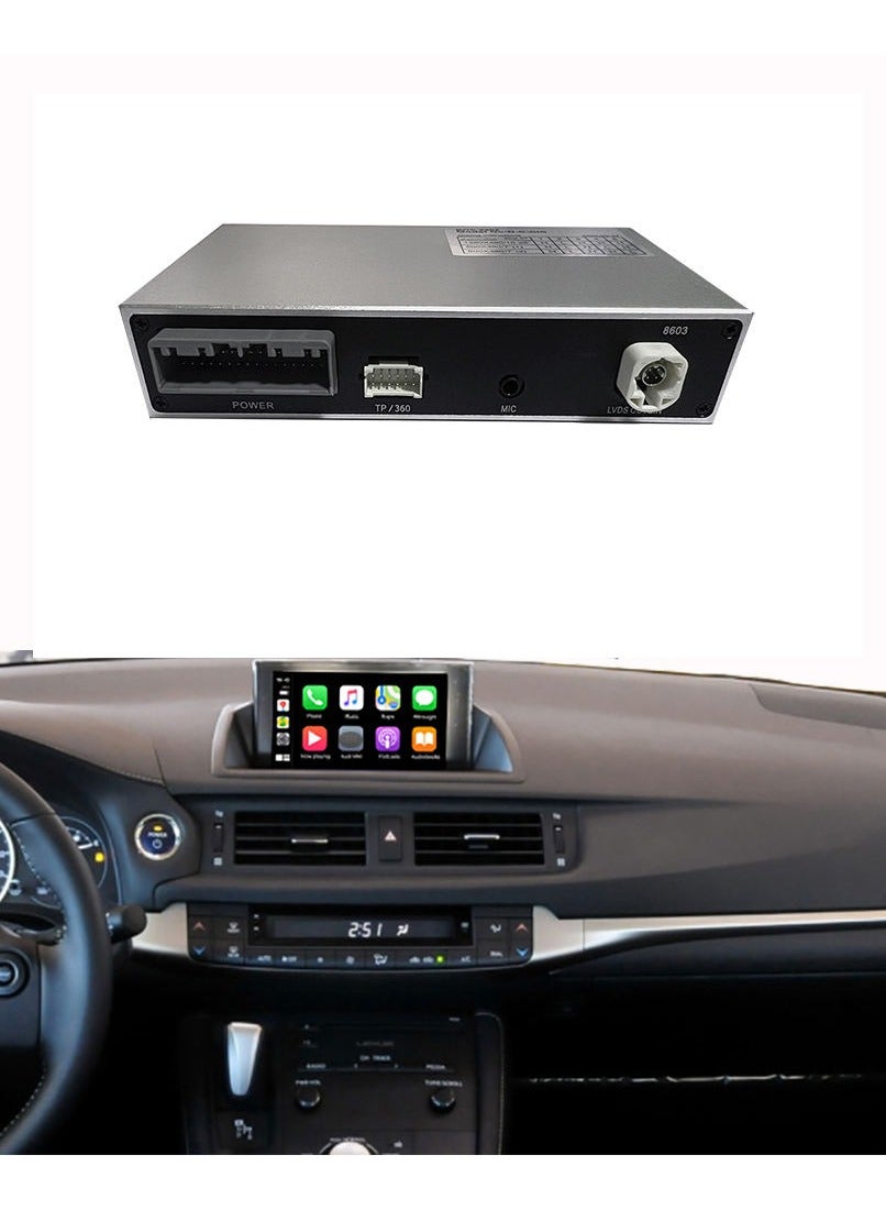 Compare Raymos Wireless Carplay and Android Auto Interface Linux System Multimedia Upgrade for  Lexus Knob Type   Phone Mapping Local Audio and Video Playback, Supporting the Installation of AHD front and Reverse with 360 Degree P at KSA Price