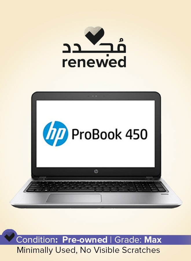 Compare Renewed  ProBook 450 G4 Laptop With 13.3Inch HD Display, Intel Core i57th Gen8GB RAM256GB SSDWindows 10 Pro English Silver at KSA Price