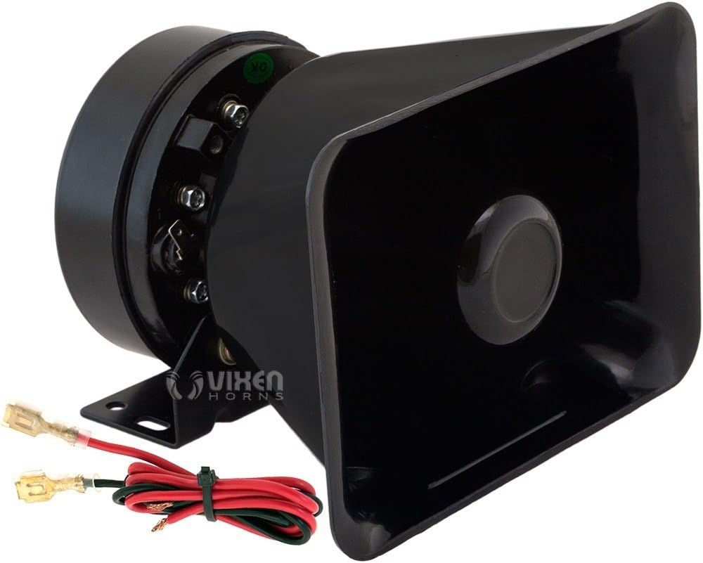 Compare Vixen Horns Loud 100W Alarm SirenPAPublic Address Speaker  Black VXS9118 at KSA Price