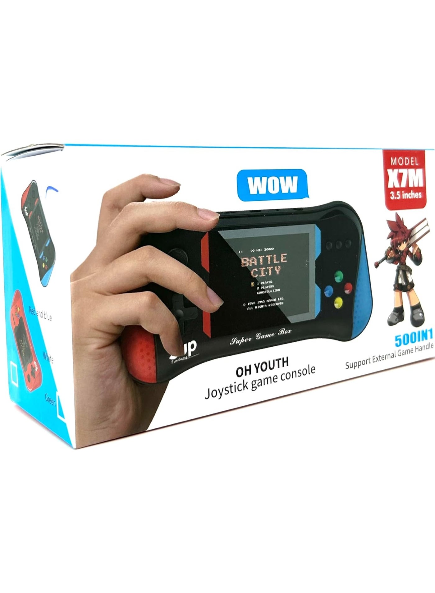 Handheld Game Console X7M – 500 Classic Games in 1,…