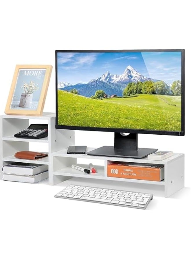 Monitor Stand Screen Stand with Extra 4 Layer Storage…