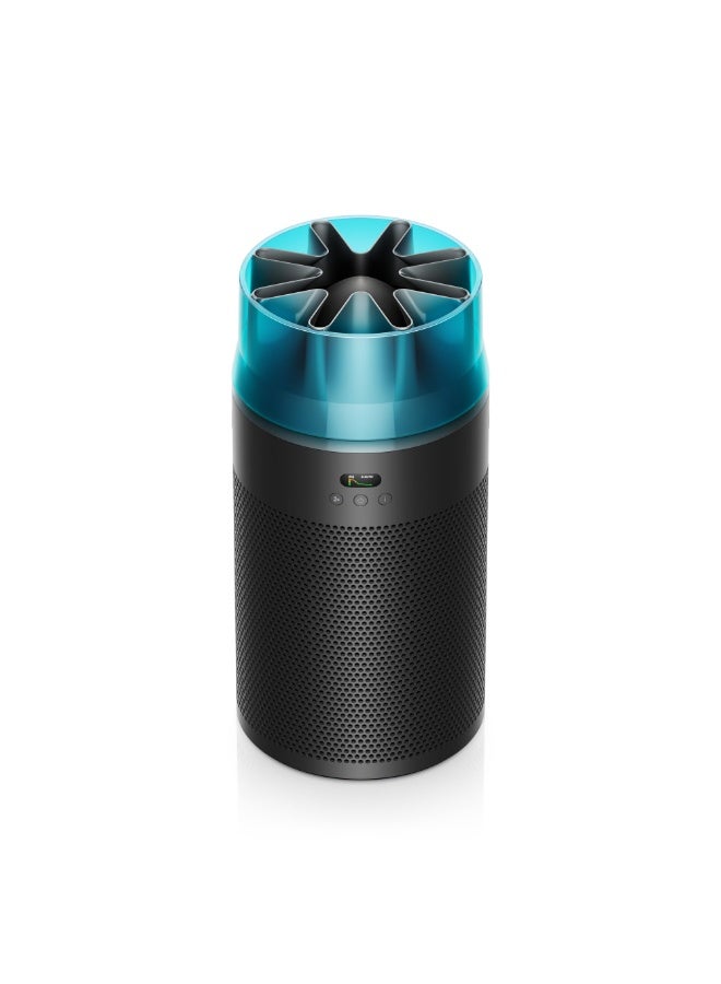 Compare HushJet™ Purifier Compact, Quiet air purifier, App controlled, purifies up to 203 sq ft, Captures NO2 BlackTeal HJ10 BlackTeal at KSA Price