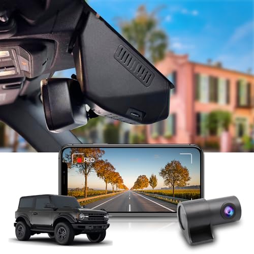 Compare Fitcamx 2160P+Rear 1080P Dash Cam Adapts for Ford Bronco & Rapor 20212024 Not for Bronco Sport HD214873, OEM Look, Dual HD Video, WiFi & APP, Loop Recording, GSensor, Easy to Use, 128GB Card at KSA Price