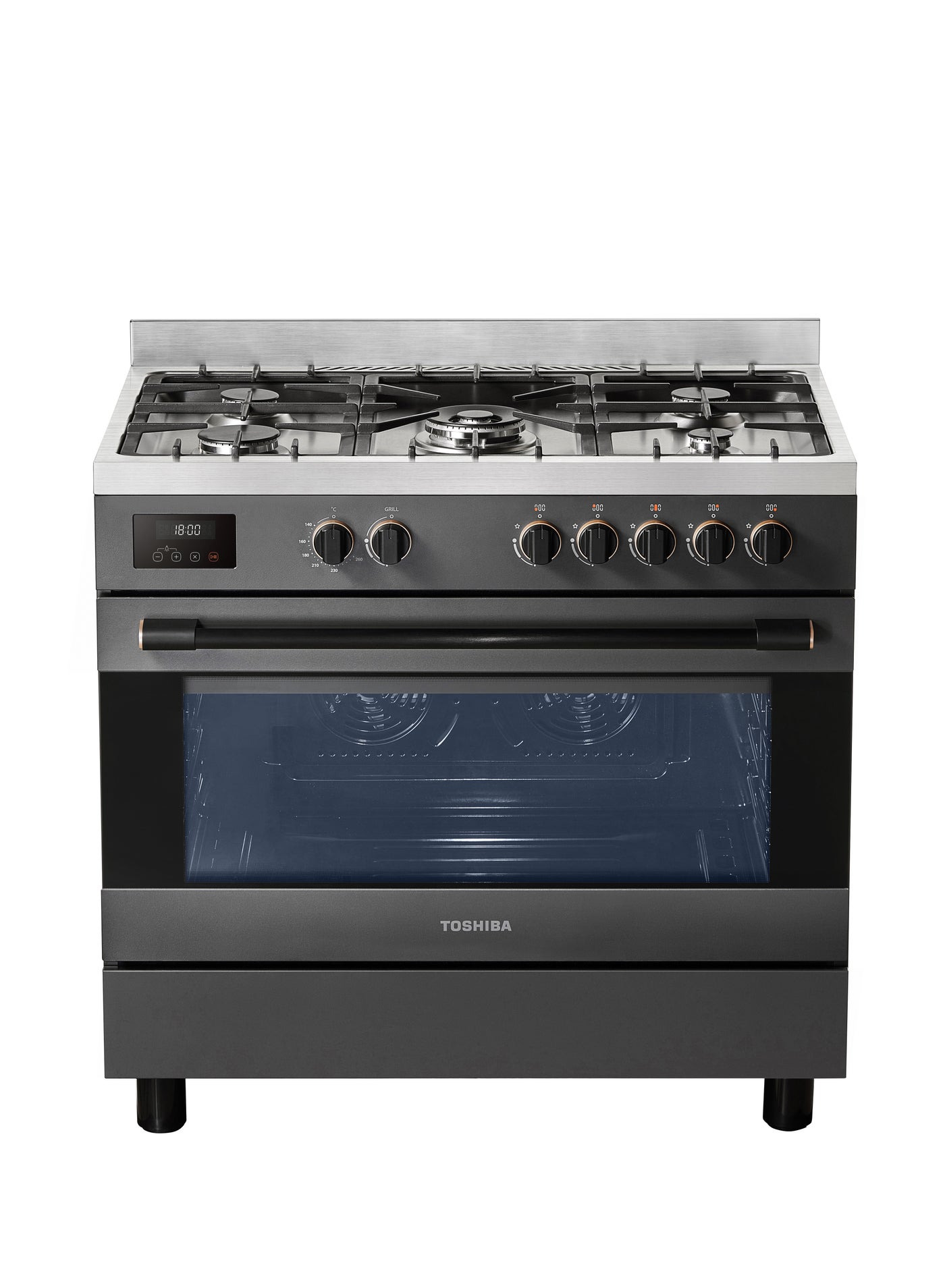 90x60 Professional Gas Cooker with 5 Gas…