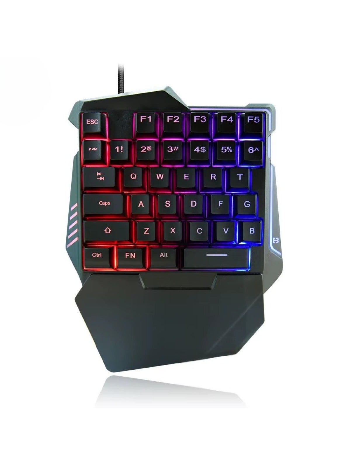 SK58 One-Handed Wired Gaming Keyboard with RGB…