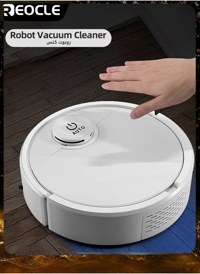 Compare Robot Vacuum Automatic Robot Vacuum Cleaner with Big Battery & Sensitive Obstacle Avoidance & 30cm Body & Strong Suction Automatic Touch Floor Sweeping Robot for Carpet Hard Floor at KSA Price