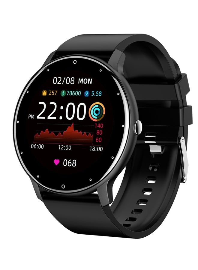 Compare Mens Bluetooth Smart Watch, 1.28inch Fullscreen Touch, AnswerMake Calls, Message and Event Reminders, Exercise Sleep Heart Rate Monitoring, Support Multiple Languages, Universal for Android5.0 and IOS9.0 and Above, RT ZL02Pro Black at KSA Price