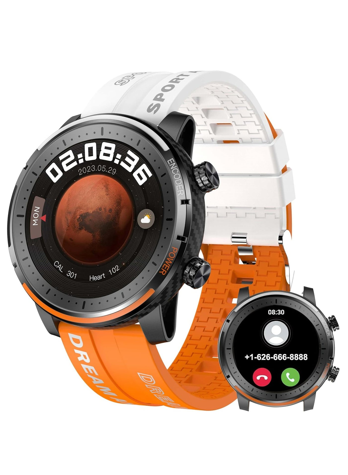 Compare Smart Watch for Women Men,Fitness Tracker with Bluetooth Smartwatch for Android IOS,Activity Tracker with Heart Rate Blood Pressure Pedometer Sports Watch at KSA Price