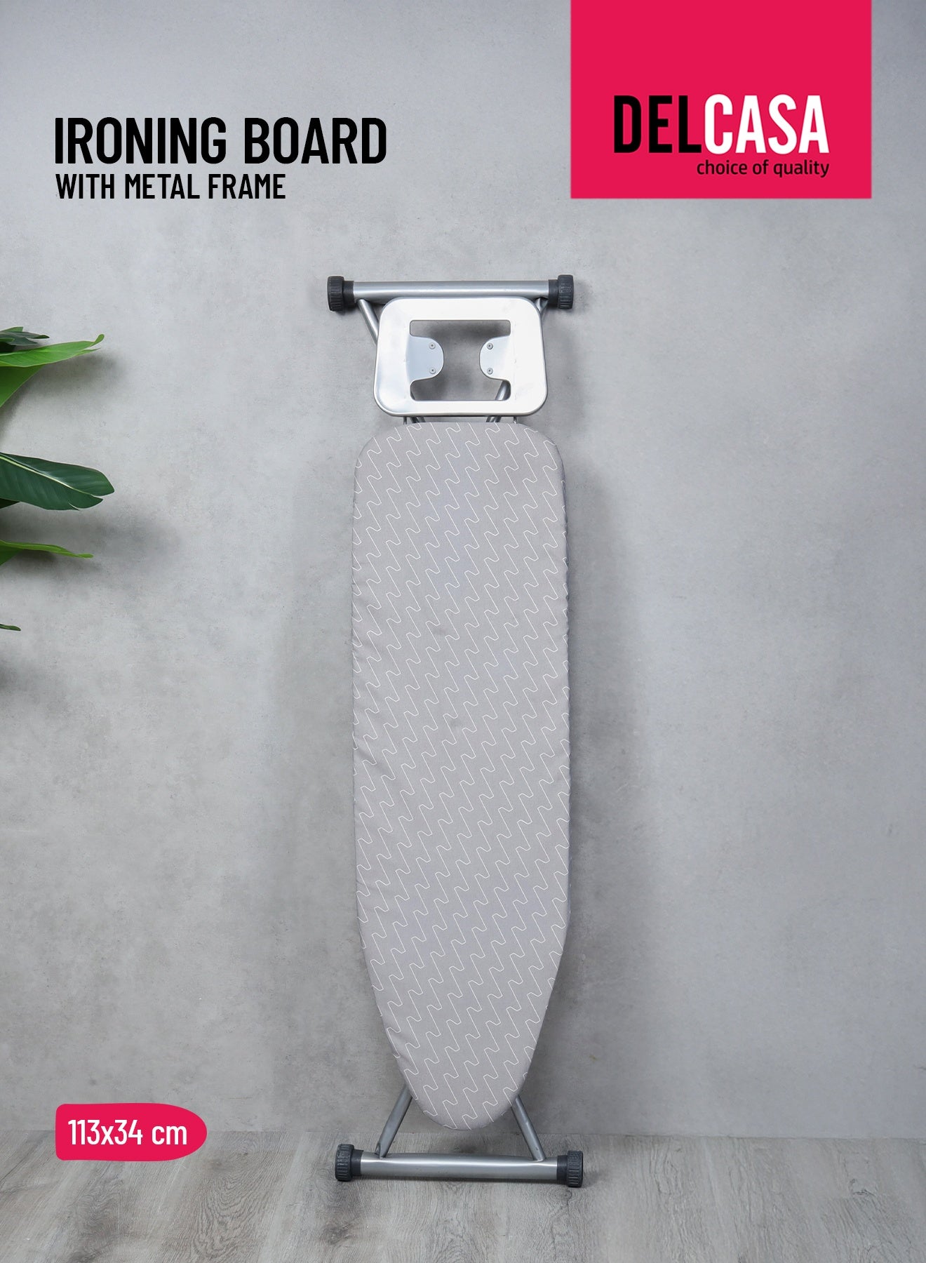 Compare Delcasa Ironing Board with Metal Frame DC3535 at KSA Price